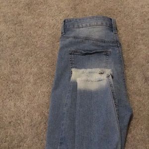 High-rise Ankle Skinny Jeans